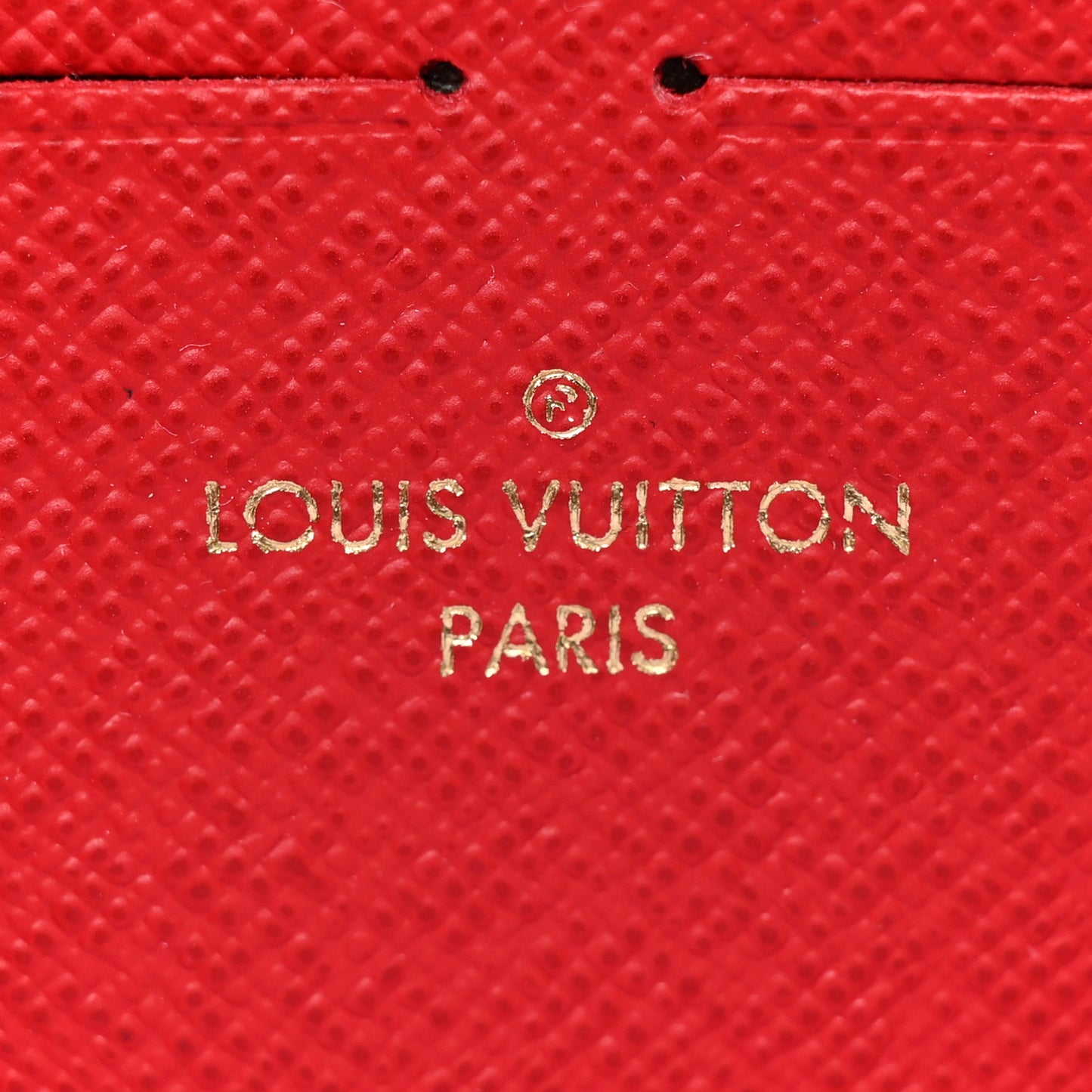 Damier Ebene Clemence Wallet Cherry