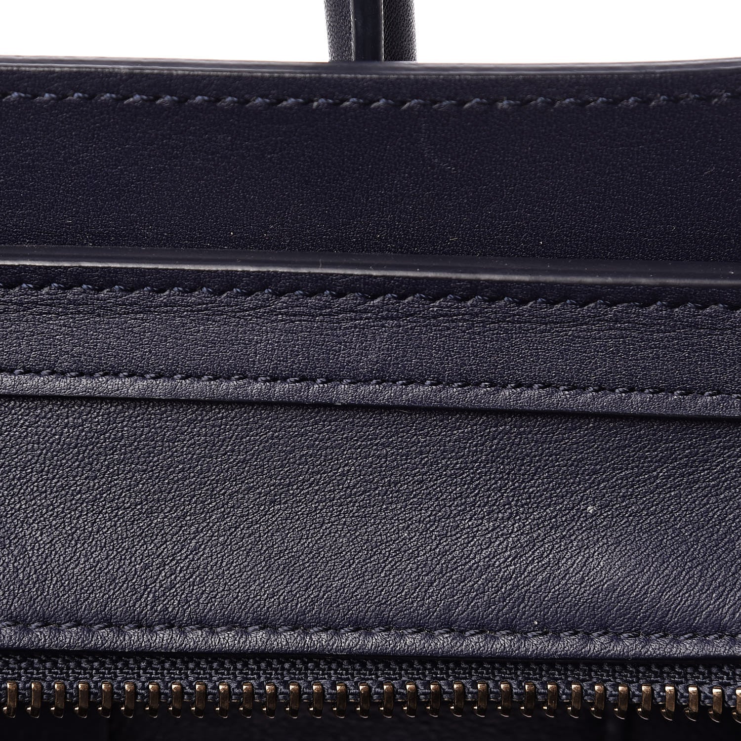 Celine Smooth Calfskin Nano Luggage Ink 12 of 13