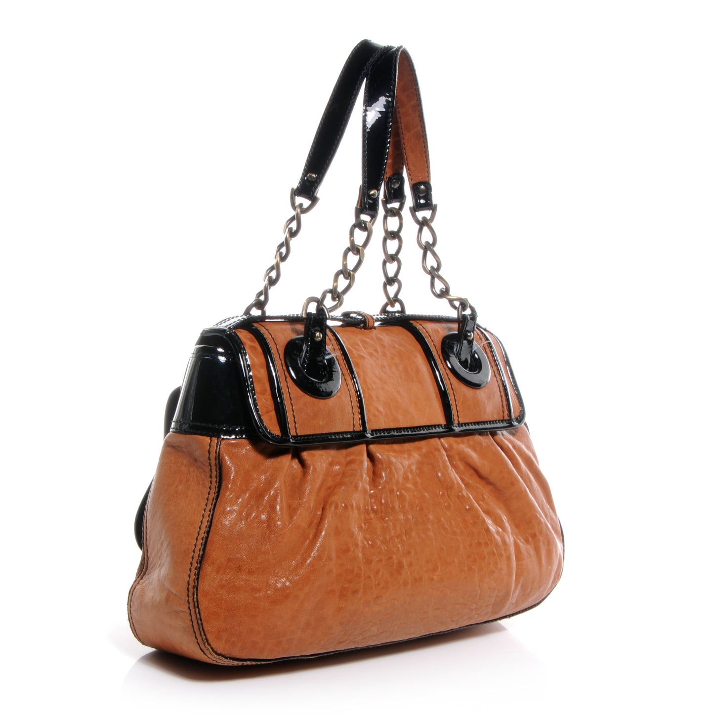 Nappa Patent B Bag Osso Black