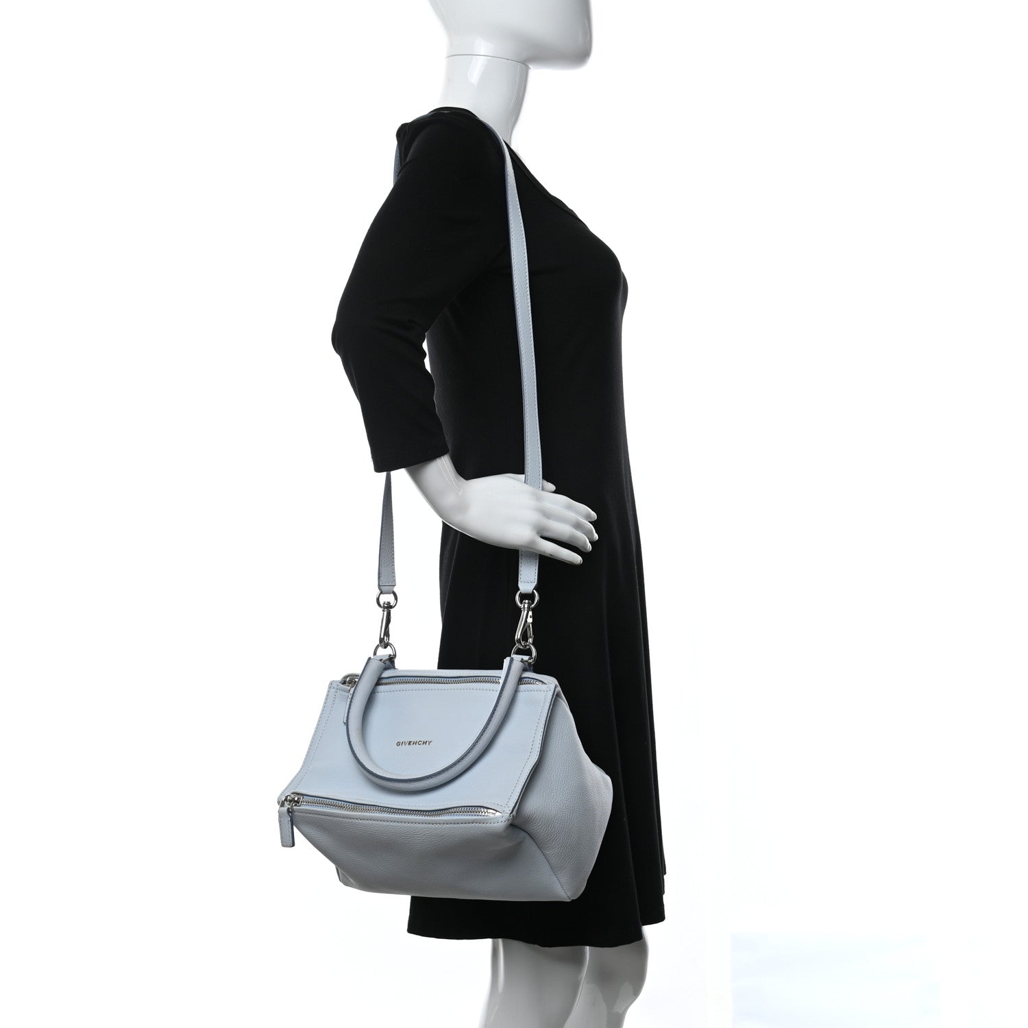 Givenchy Sugar Goatskin Small Pandora Baby Blue 2 of 12