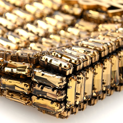 Saint Laurent Crystal Embellished Minaudiere Small Bag Bronze 8 of 10