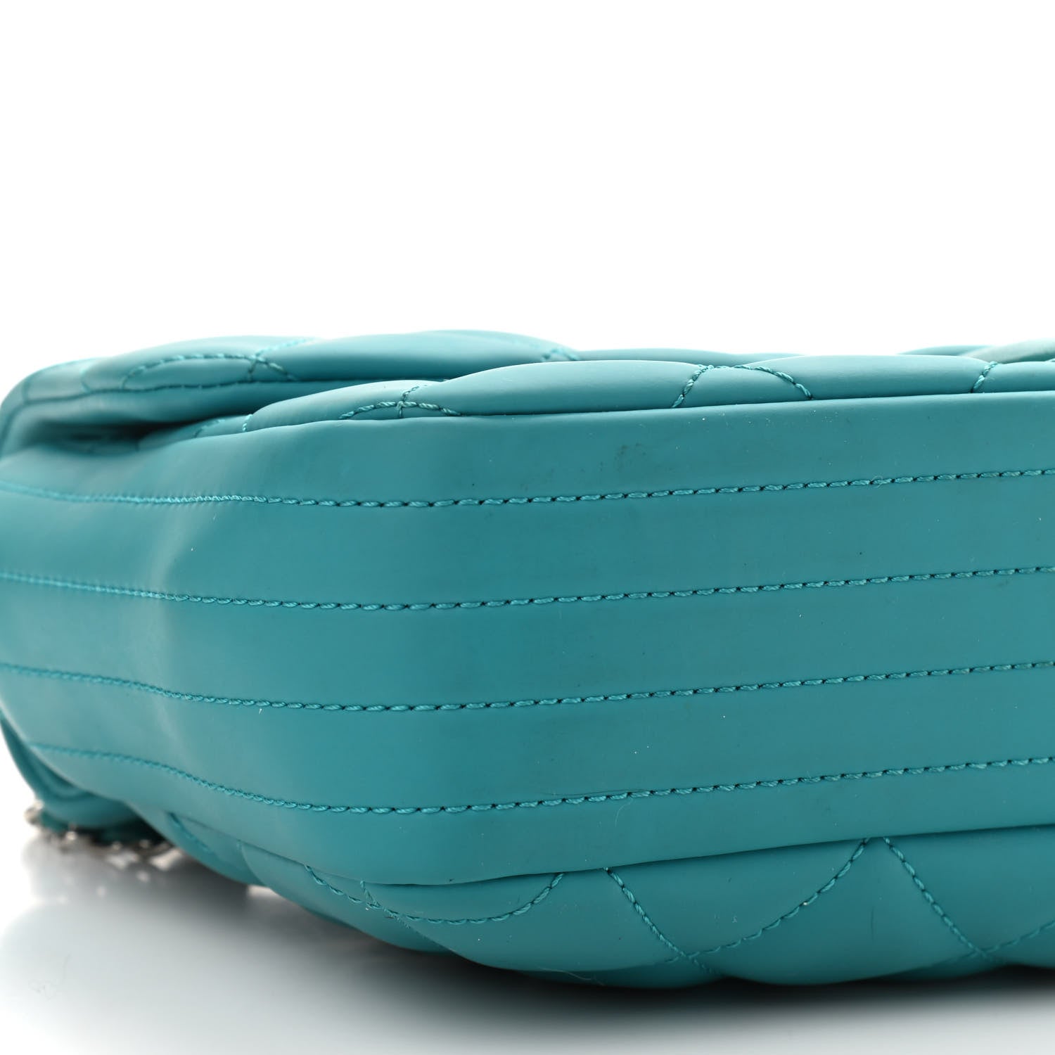 Chanel Lambskin Quilted Small Coco Rain Flap Turquoise 9 of 13