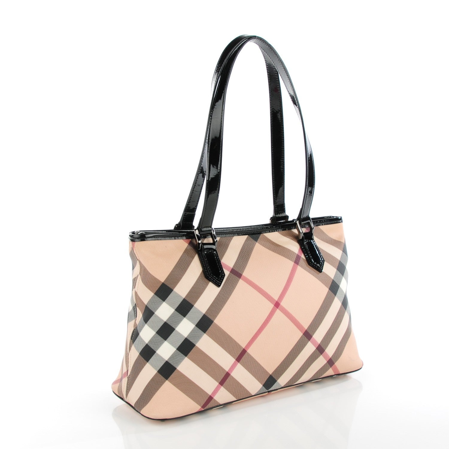 Burberry Nova Check Medium Tote Black 3 of 9
