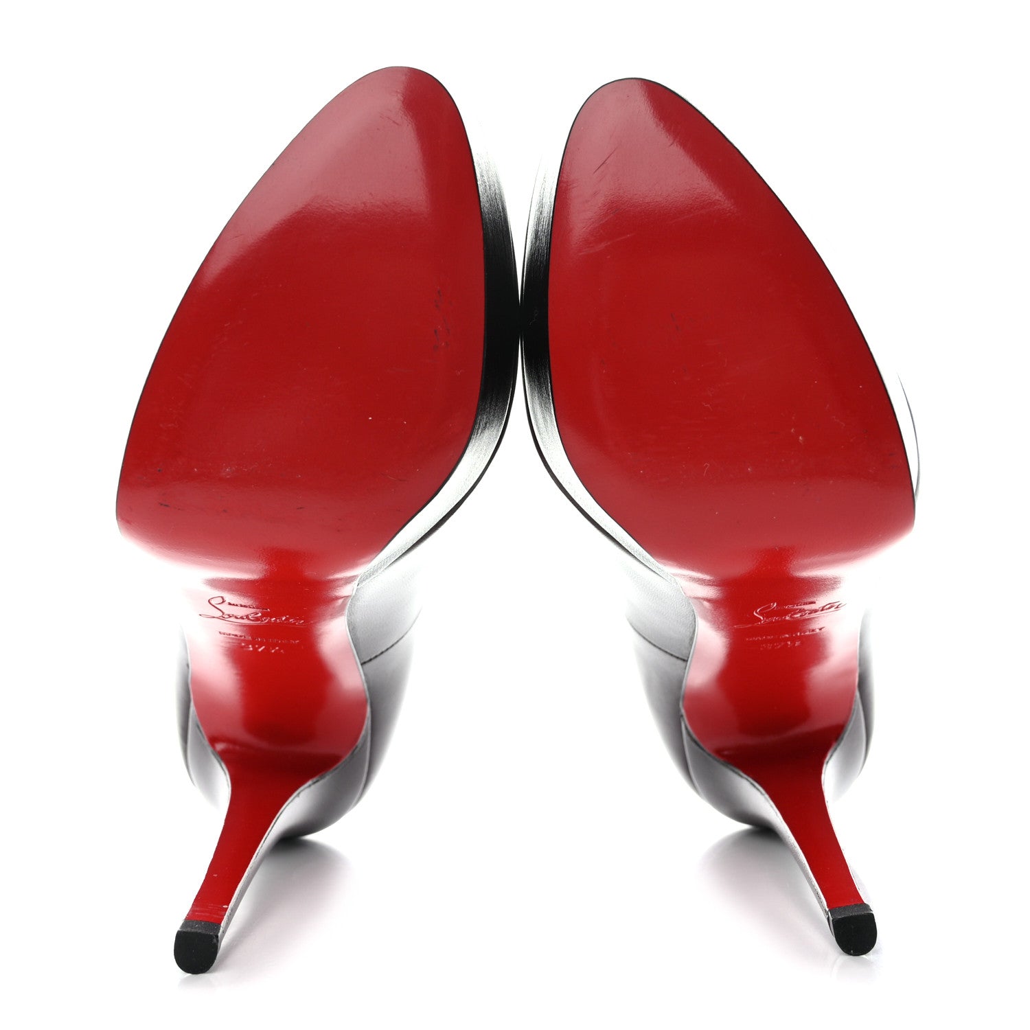Christian Louboutin Kid Hi Elisa 100 Platform Pumps 37.5 Bordeaux 5 of 11