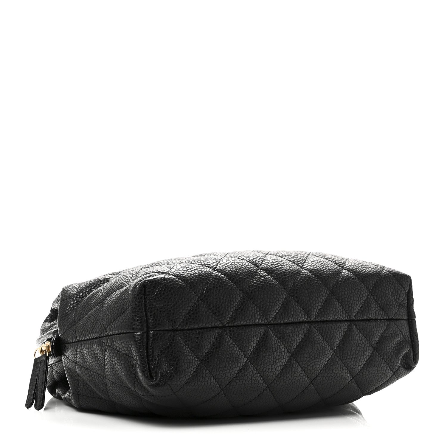 Chanel Shiny Caviar Quilted Large Bowling Bag Black Black 4 of 11