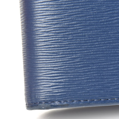 Prada Vitello Move Bi-Fold Wallet Bleuette 12 of 15