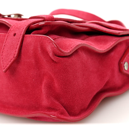 Proenza Schouler Suede Tiny PS1 Satchel Raspberry 10 of 10