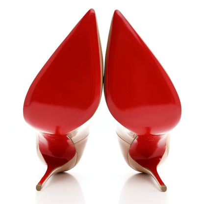 Christian Louboutin Patent So Kate 120 Pumps 38 Nude 5 of 8