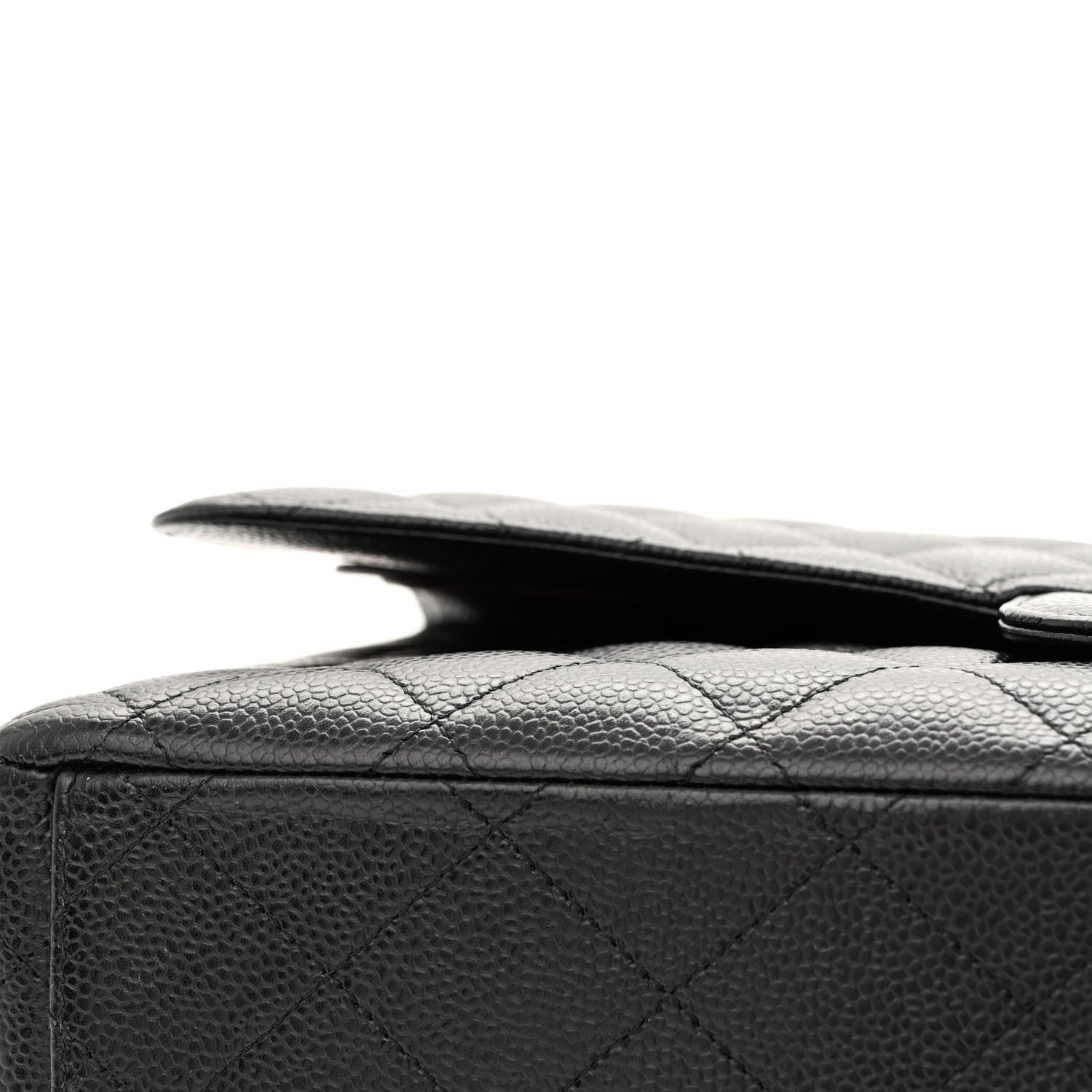 Chanel Caviar Quilted Maxi Double Flap Black 16 of 17