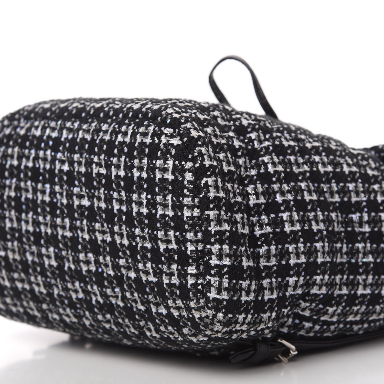 Chanel Tweed Large Urban Spirit Backpack Black White 8 of 10
