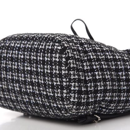 Chanel Tweed Large Urban Spirit Backpack Black White 8 of 10