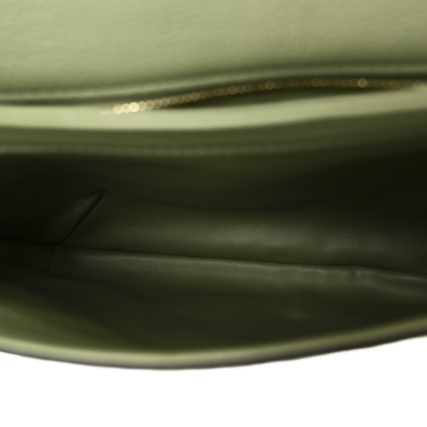Gucci Roxy Calfskin Web Medium Blondie Top Handle Shoulder Flap Bag Salamander Green 5 of 10