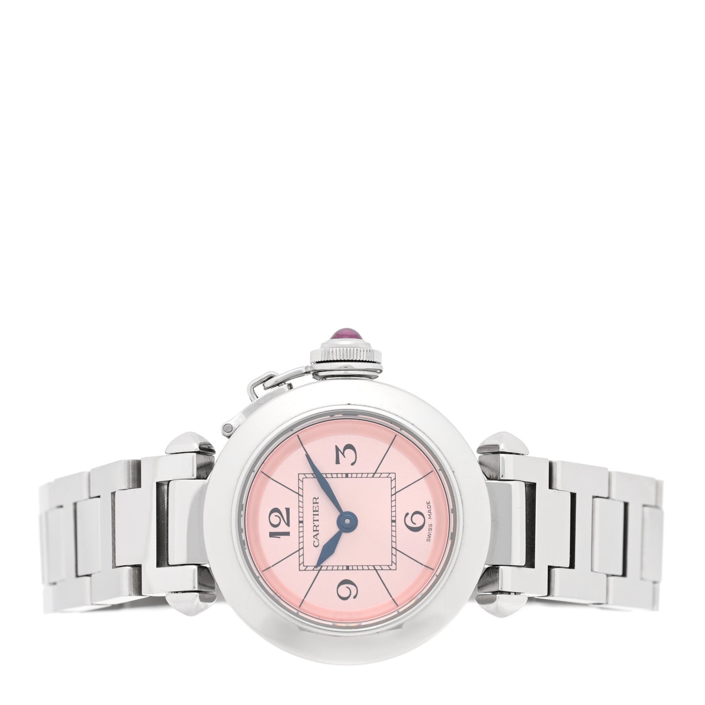 Stainless Steel 27mm Miss Pasha Quartz Watch Pink