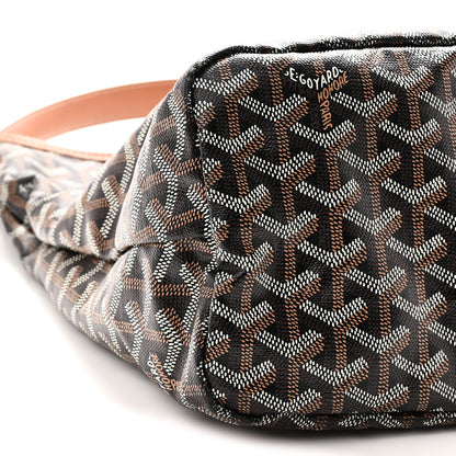 Goyard Goyardine Boheme Hobo Black Gold 9 of 10