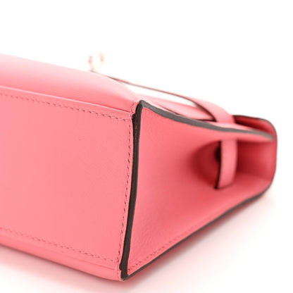 Hermes Swift Kelly Pochette Clutch Rose Azalee 10 of 14