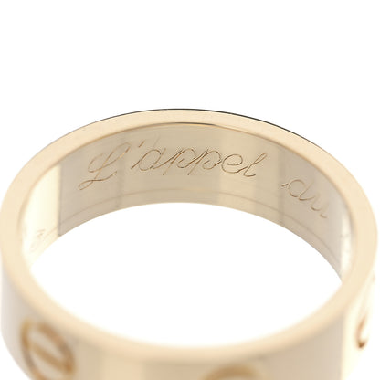 Cartier 18K Yellow Gold 5.5mm LOVE Ring 51 5.75 5 of 6