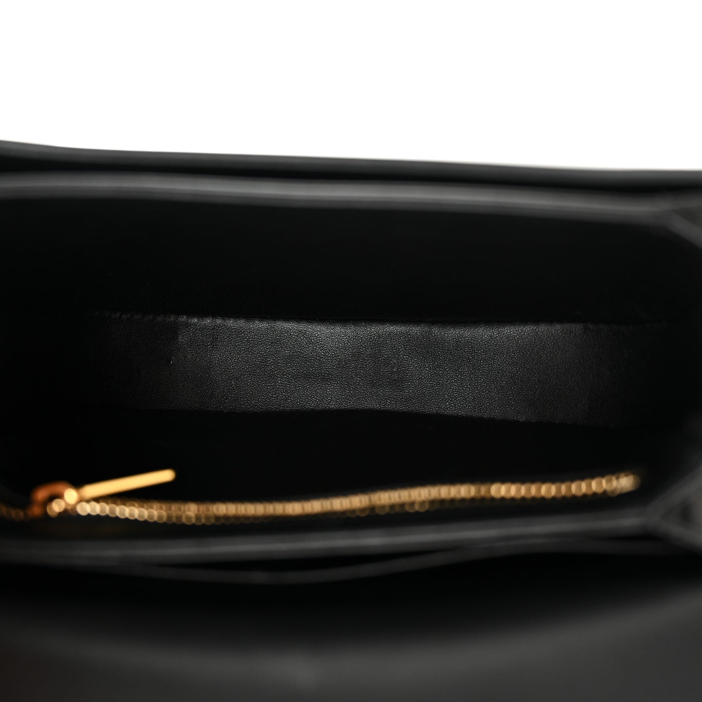 Shiny Calfskin Teen Besace Black