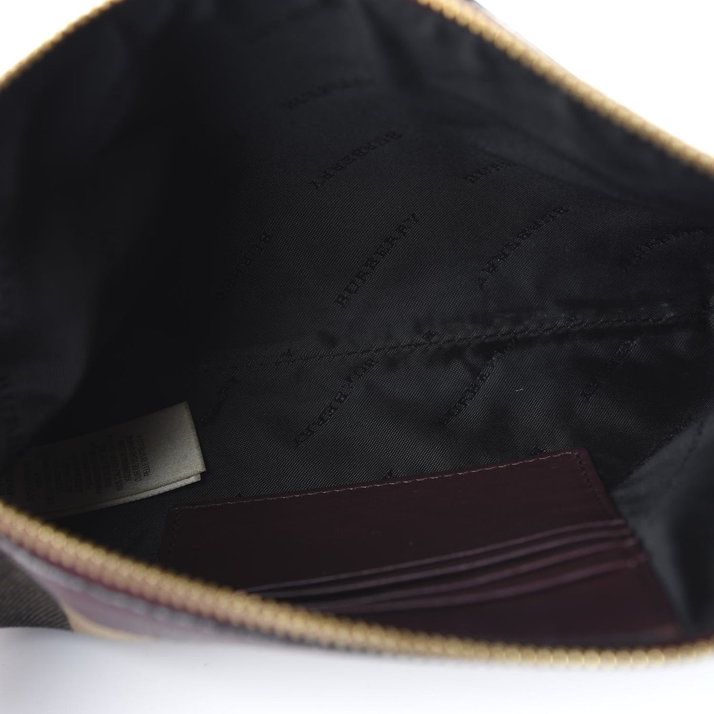 House Check Derby Peyton Crossbody Clutch Bag Mahogany Red