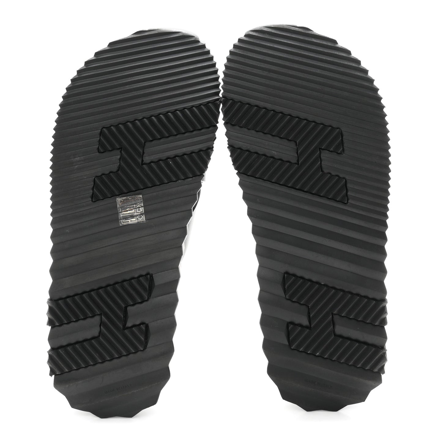 Nappa Mens Infra Sandals 42 Black