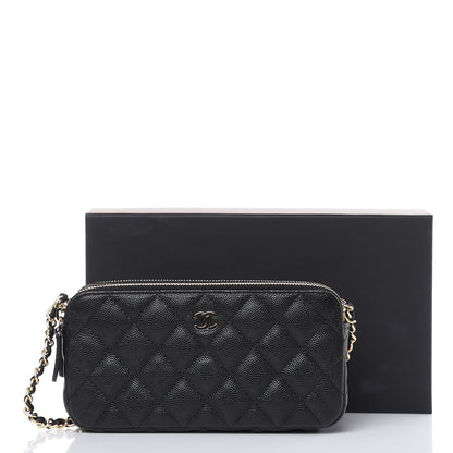 Chanel Caviar Quilted Small Clutch With Chain Black 13 of 13