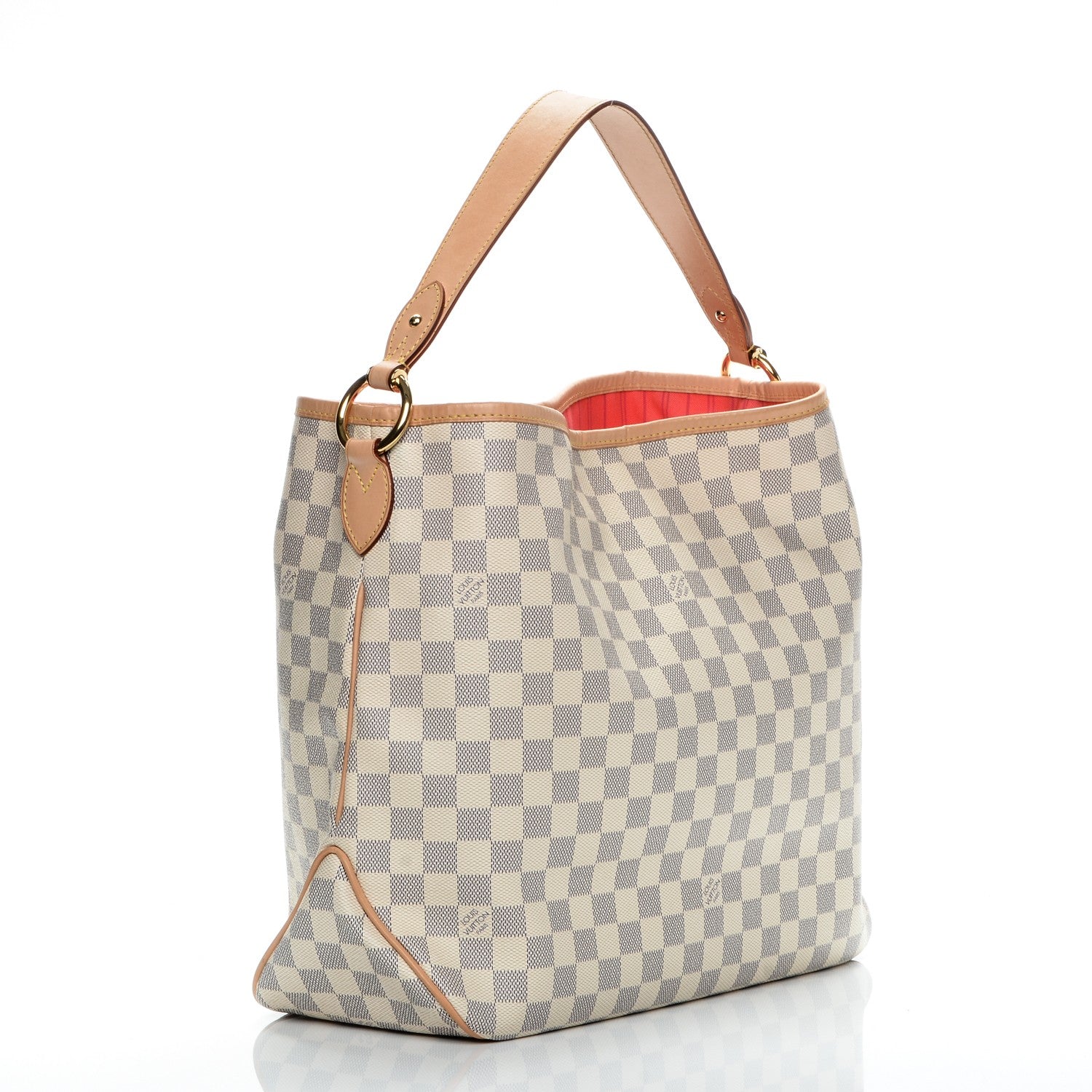 Louis Vuitton Damier Azur Delightful MM Pink 3 of 7