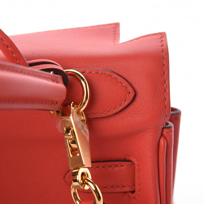 Hermes Swift Kelly Retourne 25 Rouge Tomate 29 of 31