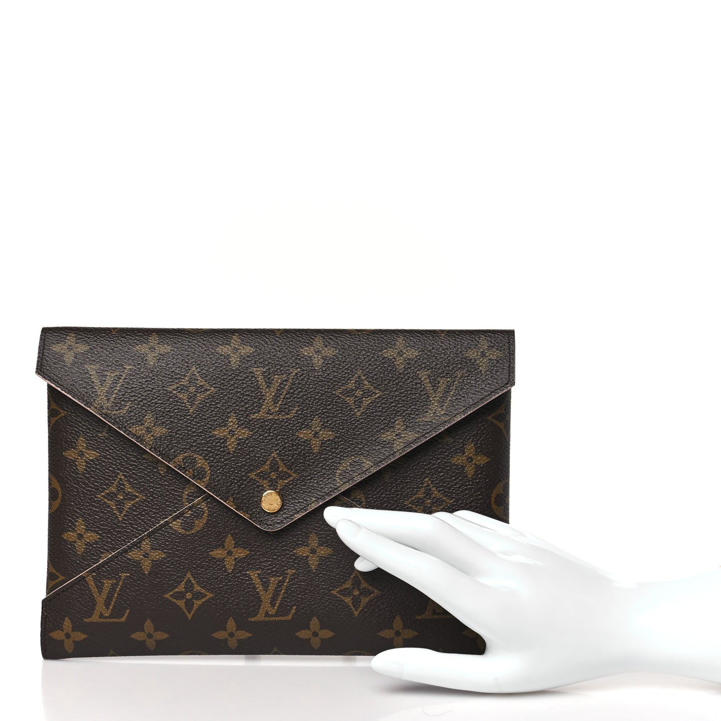 Monogram Large Kirigami Pochette Insert Rose Ballerine