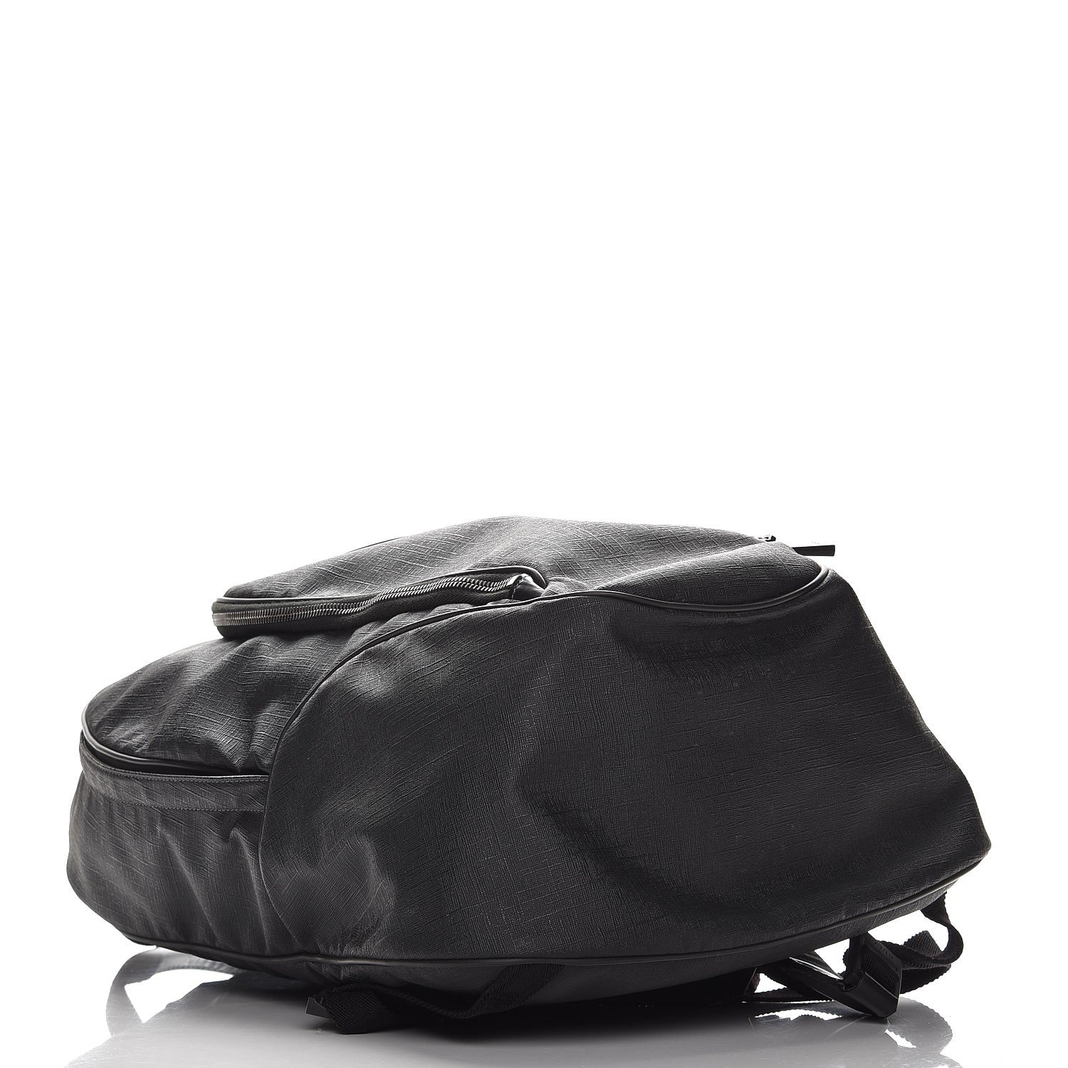 Gucci Coated Canvas Interlocking G Travel Backpack Black 4 of 10