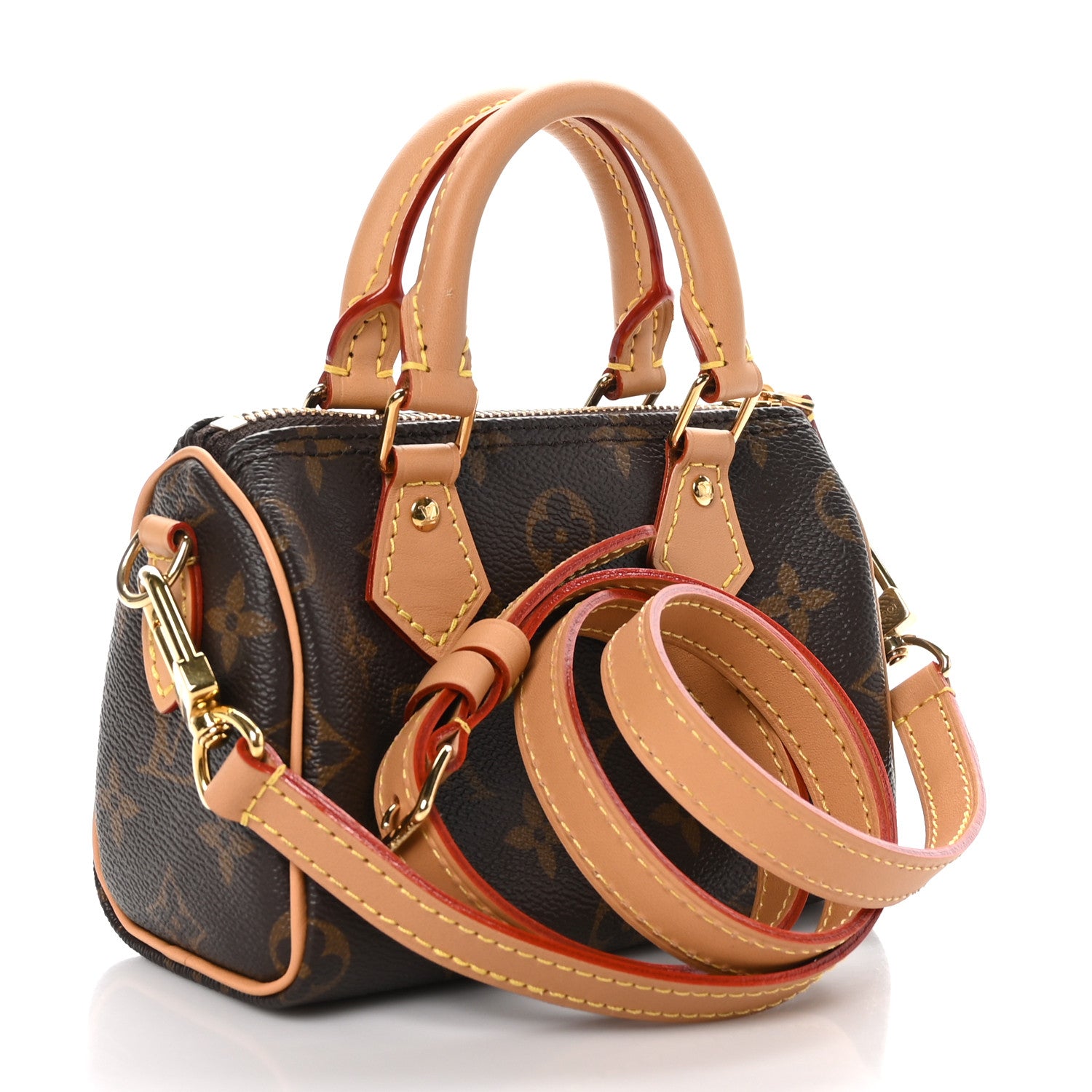 Louis Vuitton Monogram Nano Speedy Bandouliere 3 of 8