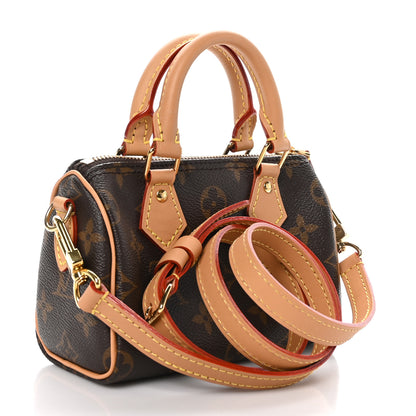 Louis Vuitton Monogram Nano Speedy Bandouliere 3 of 8