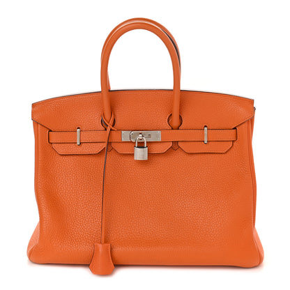 Hermes Togo Birkin 35 Orange 1 of 34