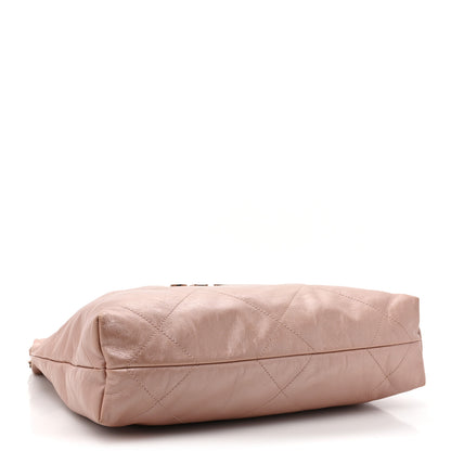 Chanel Metallic Calfskin Quilted Small Chanel 22 Pink 5 of 15