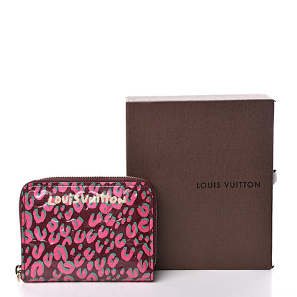 Louis Vuitton Vernis Leopard Zippy Coin Purse Rouge Fauviste 7 of 7