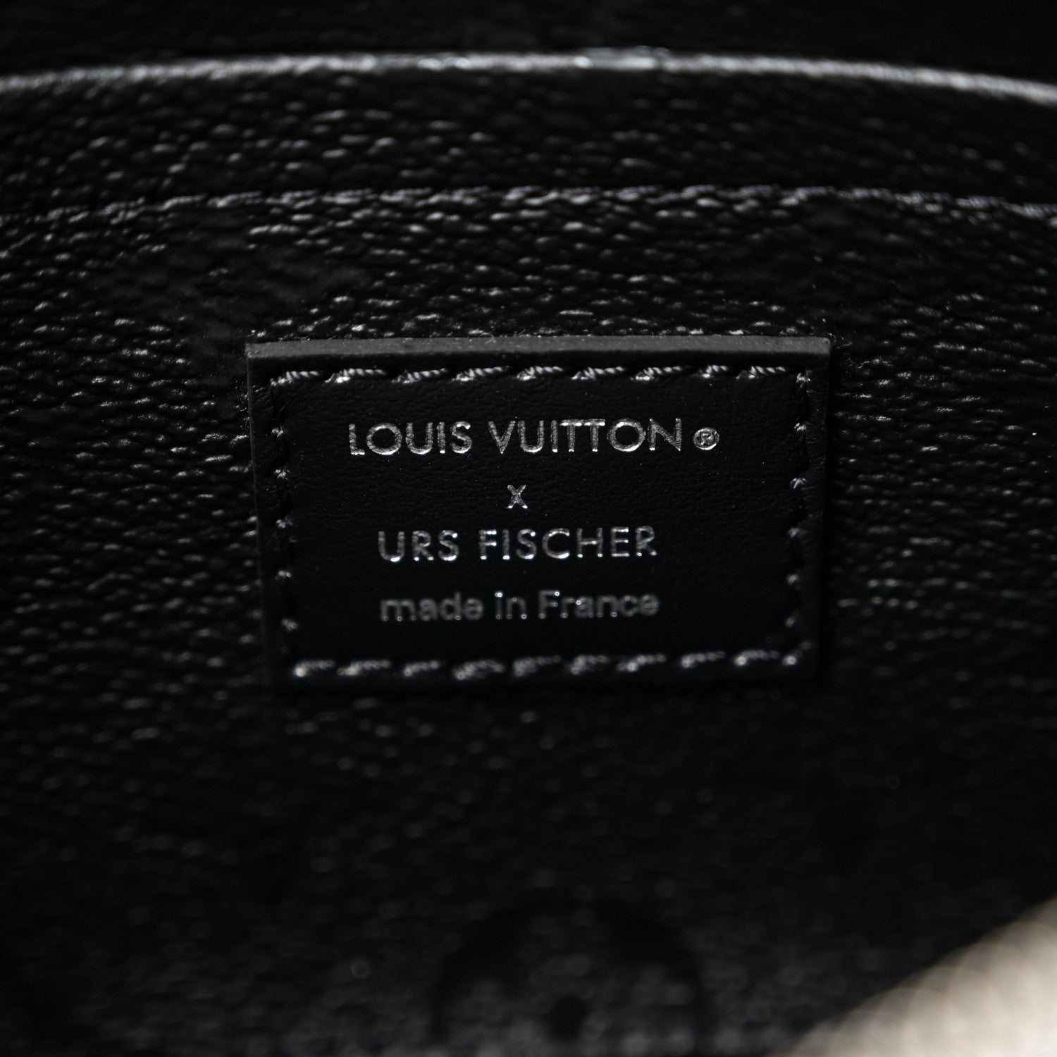 Louis Vuitton X UF Tufted Monogram Pochette Accessories White Black 6 of 10