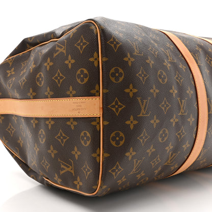 Louis Vuitton Monogram Keepall Bandouliere 50 10 of 16