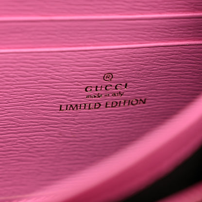 Gucci Calfskin Floral Print Mini Dionysus Chain Wallet Ivory Pink 8 of 12