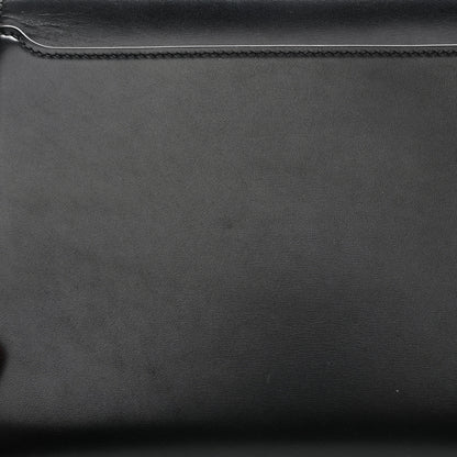 Saint Laurent Smooth Calfskin Medium Classic Monogram Cassandra Top Handle Black Rouge Legion 14 of 14