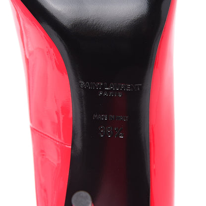 Saint Laurent Patent Calfskin Kiki 85 Pumps 36.5 Fuxia Fluo 7 of 9