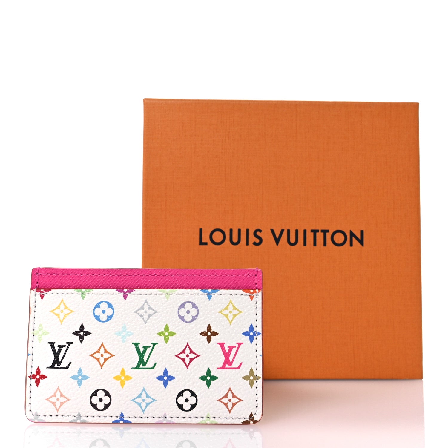 Louis Vuitton LV X TM Monogram Multicolor Card Holder Kawaii Pink 7 of 7