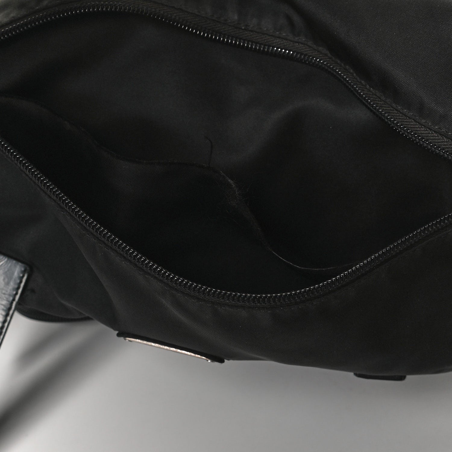 Prada Nylon Vela Messenger Bag Black 16 of 20