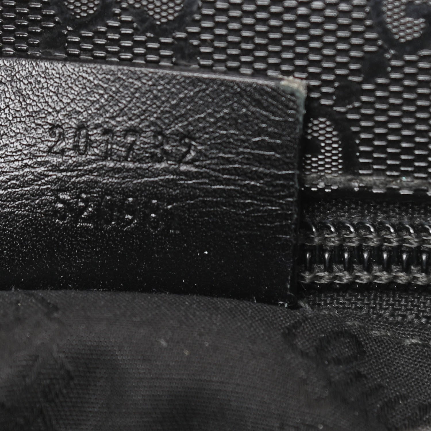 Gucci Imprime Monogram Medium Double Buckle Flap Messenger Bag Black 7 of 11