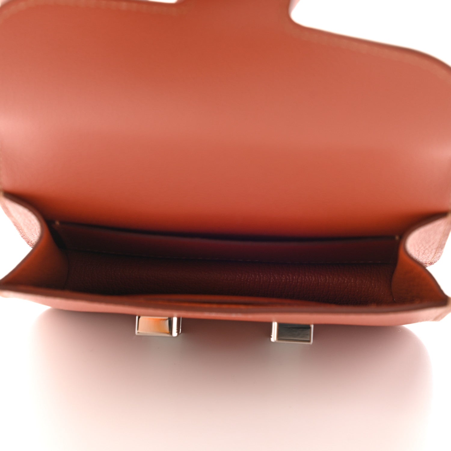 Hermes Evercolor Bi-Color Constance Slim Wallet Blush Bleu Frida 5 of 7