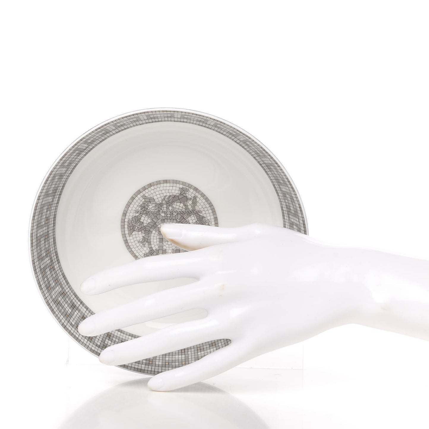 Porcelain Mosaique Au 24 Platine Cereal Bowl Set of 2