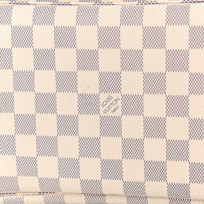 Louis Vuitton Damier Azur Neo Neverfull MM Rose Ballerine 8 of 10