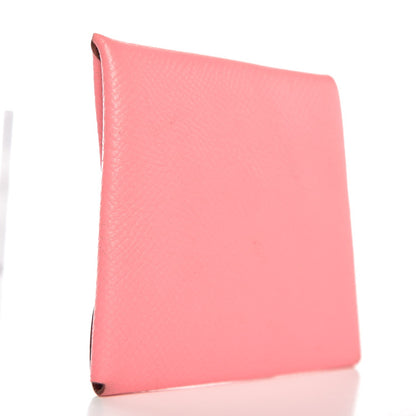 Hermes Epsom Bastia Coin Purse Rose Confetti 3 of 9