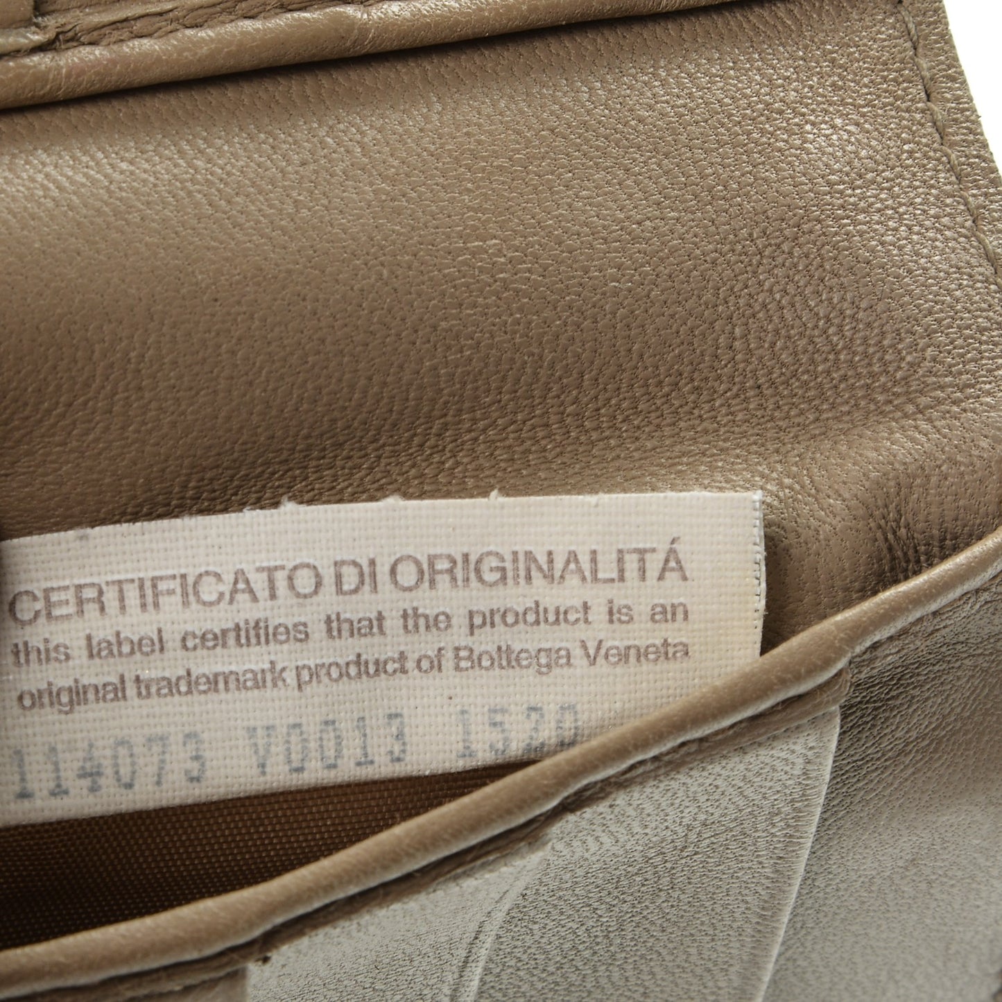 Nappa Intrecciato French Compact Wallet