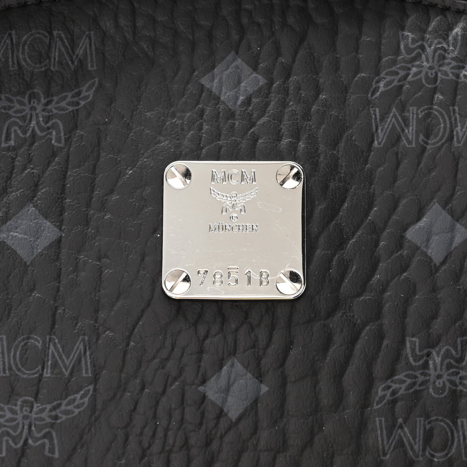 MCM Visetos Medium Stark Backpack Black 6 of 9