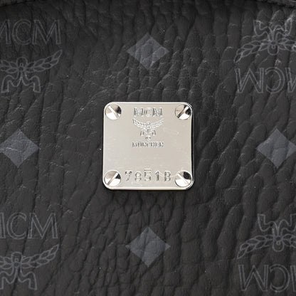 MCM Visetos Medium Stark Backpack Black 6 of 9