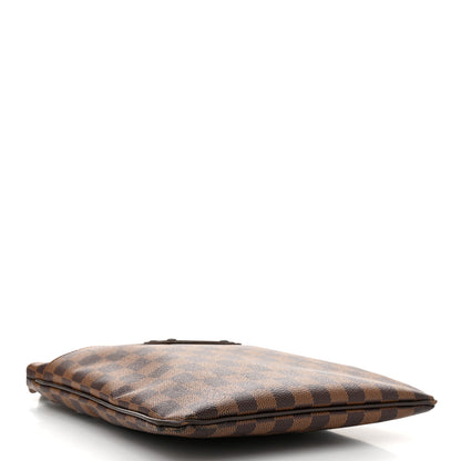 Louis Vuitton Damier Ebene Brooklyn Flat Pochette 4 of 10