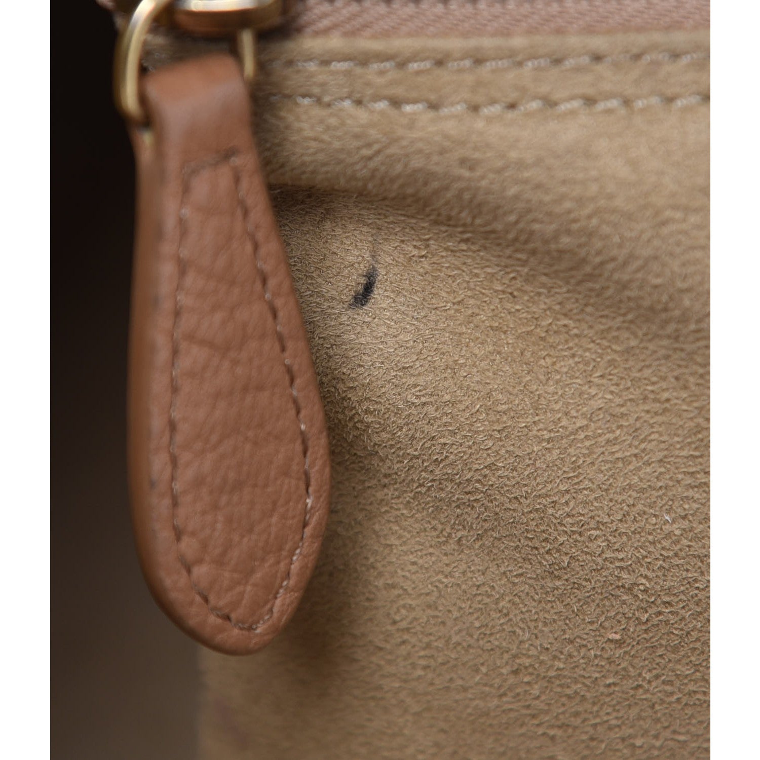 Celine Pebbled Calfskin Micro Luggage Camel 9 of 20